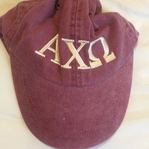 Alpha chi omega baseball hat